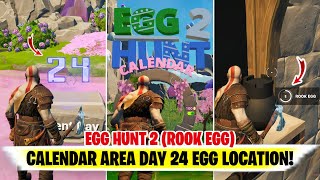 Fortnite Egg Hunt 2 ROOK EGG Calendar Eggs DAY 24  ROOK EGG Location Fortnite  Egg Hunt 2 [upl. by Reave]