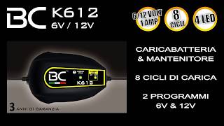 BC K612  Caricabatteria 612V 1 Amp [upl. by Divod129]