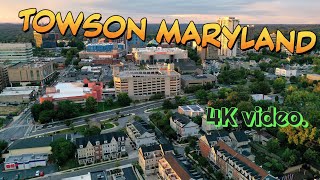 TOWSON MARYLANDPARKVILLE BALTIMORE SUBURB 4K MARYLAND UNITED STATES\ STREET DRIVE [upl. by Durstin323]