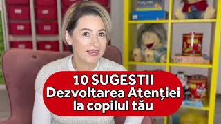 10 SUGESTII de dezvoltare a atentiei [upl. by Nanek720]