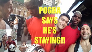 POGBA TELLS US HES STAYING AT JUVENTUSbut was he lying [upl. by Houston]