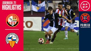 Resumen PrimeraFederación  SD Logroñés 11 CE Sabadell FC  Jornada 21 Grupo 1 [upl. by Yecrad844]