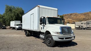 Stock  5554 2015 International 4300 275000 miles 26 box truck [upl. by Atterol]