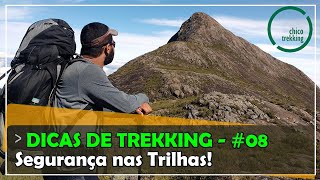 ⛰ DICAS DE TREKKING 08  SEGURANÇA NAS TRILHAS trilhandotrekking [upl. by Ahsinac]