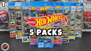 Unboxing Hot Wheels 5 Packs [upl. by Kaine]