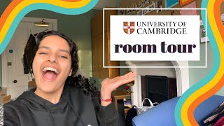 MY CAMBRIDGE ROOM  first year at Girton College Room Tour 2021 [upl. by Nedrud674]