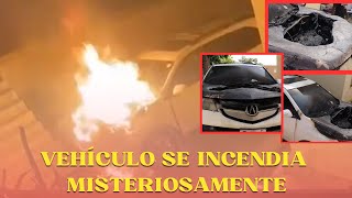 VEHÍCULO SE INCENDIA MISTERIOSAMENTE eliaspiña comendador noticias [upl. by Tillfourd466]