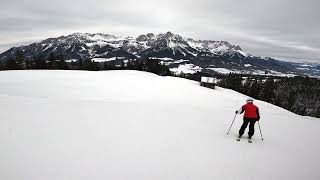 SkiWelt Scheffau Dalafdaling 17 januari 2024 [upl. by Selrahc]