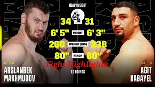 Arslanbek Makhmudov vs Agit Kabayel Арсланбек Махмудов vs Агит Кабайел fight Highlights KO [upl. by Broder]