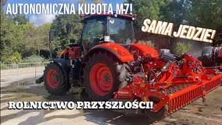 Autonomiczna Kubota serii M7 sama steruje osprzętem Prezentacja ROLMECH [upl. by Sasnett844]