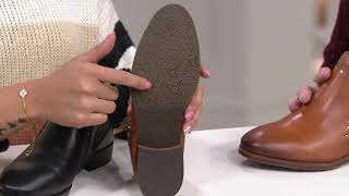 Pikolinos Leather Studded Ankle Boots on QVC [upl. by Blount430]