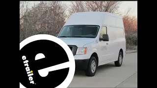 Installation of a Trailer Brake Controller on a 2012 Nissan NV  etrailercom [upl. by Schuler]