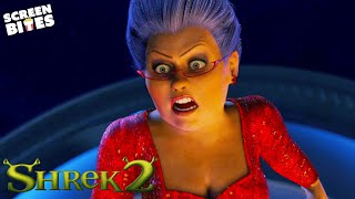 Shrek Fights The Fairy Godmother  Shrek 2 2004  Screen Bites [upl. by Mohorva]