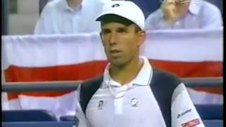 Henman vs Hrbaty US Open 2004 [upl. by Rezzani]