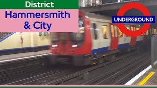 Remade A District And Hammersmith amp City Line Train At Aldgate East [upl. by Nolrak61]