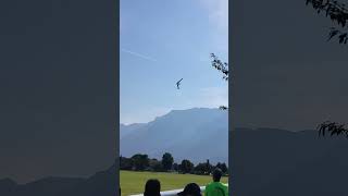 Electric Flying Wing Soars Over Interlaken at SHV 50Year Celebration [upl. by Sherri]