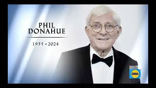 Phil Donahue Dies [upl. by Domella]