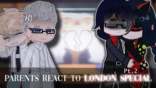 MLB Parents React To London Special Pt 2  Gacha Club  Gacha React [upl. by Eimak]