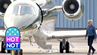 Harrison Ford Pilots a Luxurious CJ3 Citation Jet in Santa Monica [upl. by Carlie540]