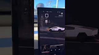 Drives itself but can’t tell a boat from bike😂 cybertruck tesla fail [upl. by Lleznod114]