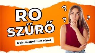 RO szűrővel a tiszta akváriumi vízért – Így kezdd el [upl. by Haman]