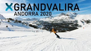 Grandvalira 2020  Andorra Snowboarding [upl. by Nosirrah377]