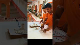 one way switch three phase changer connection ITI electrician practical [upl. by Behah]