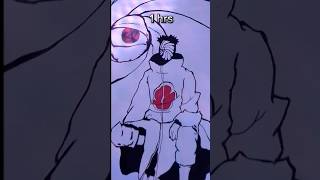 How to draw Obito in 5 sec5 min and 1 hrsshorts [upl. by Johnathan]