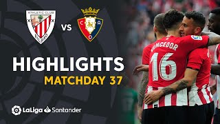 Resumen de Athletic Club vs CA Osasuna 20 [upl. by Gianina]