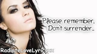 Demi LovatoRemember December Lyrics [upl. by Ihcehcu]