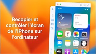 Comment recopier lécran de liPhone sur Mac  contrôle claviersouris [upl. by Aneliram854]