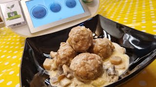 Polpette in salsa di funghi per bimby TM6 TM5 TM31 [upl. by Jacoba]