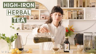 HighIron Herbal Tea Recipe  PlantBased  WellGood [upl. by Fira621]