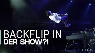 BACKFLIP in der SHOW Wincent Weiss VLOG 027 [upl. by Nisotawulo]