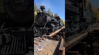 Cumbres amp Toltec Scenic Railroad Helper Engine 488 Heads back to Chama New Mexico  October 2023 [upl. by Call268]