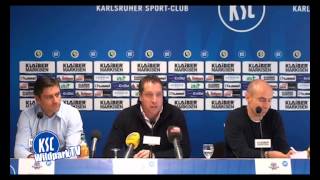 Pressekonferenz vor dem DFBPokal Achtelfinale gegen Freiburg [upl. by Eisiam]