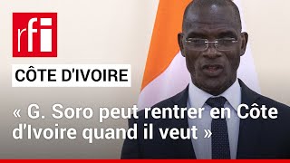 Côte dIvoire  entretien avec V Diomandé ministre ivoirien de lIntérieur et de la sécurité • RFI [upl. by Keverne]