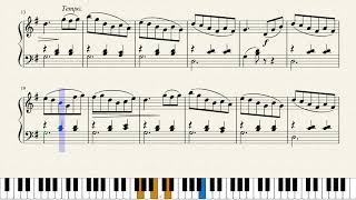 Mozart  Valse favorite Piano Sheet [upl. by Hedwig]