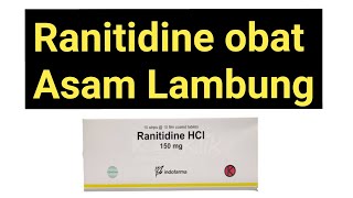 RANITIDINE HCL 150 mg obat apa [upl. by Tenay]