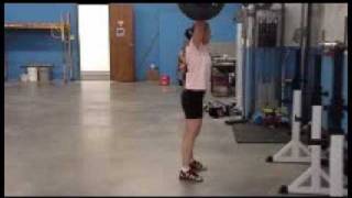 CrossFit Jerk Day 5 sets of 3 [upl. by Auoh]