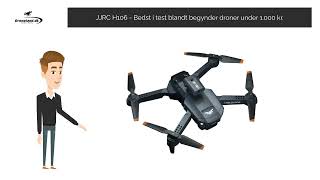 JJRC H106 mini drone  Bedst i test blandt droner under 1000 kr 🏆 [upl. by Nirik926]