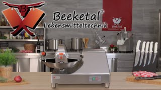 Beeketal Tischkutter Kutter Fleischereiausstattung Mischer Menger Fleischkutter BFK9 [upl. by Hibbert808]