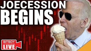 IS RECESSION LOOMING  BITCOIN RALLY CONTINUES [upl. by Pinkham]