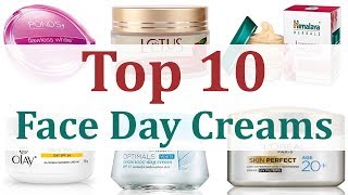 Top 10 Face Day Creams​ [upl. by Rainah]