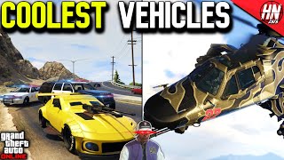 10 COOLEST Vehicles YOU Can BUY In GTA Online [upl. by Niwled739]