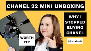 Chanel 22 Mini UnBoxing  Why I Stopped Buying Chanel  Is Chanel still worth it [upl. by Ahseina]