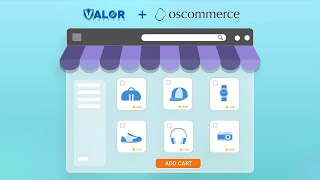 How to Integrate ValorPay with OsCommerce  Tutorial Video  Valor PayTech [upl. by Millman]