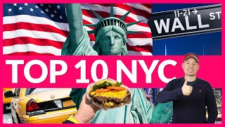 TOP 10 New York für Erstbesucher Attraktionen Essen amp Touren [upl. by Nylhsoj]