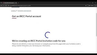 Canada Visitor VisaPart 1 Signup IRCC Portal [upl. by Verneuil]