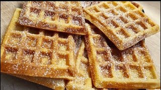 GAUFRES inratables 😱 Recette RAPIDE sans temps de repos [upl. by Shelli]